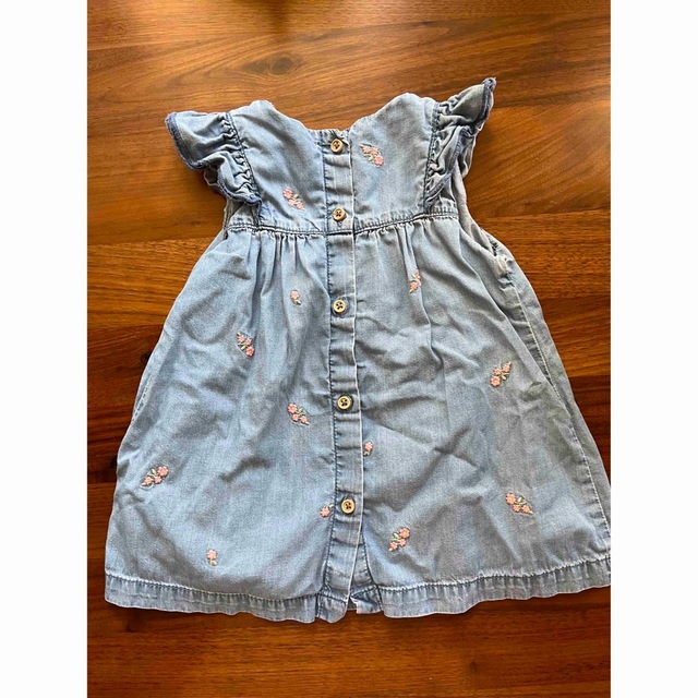 ZARA KIDS(ザラキッズ)のZARAベビー　デニムセットアップ キッズ/ベビー/マタニティのベビー服(~85cm)(ワンピース)の商品写真