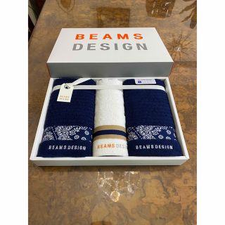 ビームスデザイン(BEAMS DESIGN)の【値下げ】BEAMS DESIGNフェイス・ウォッシュタオルセット(タオル/バス用品)