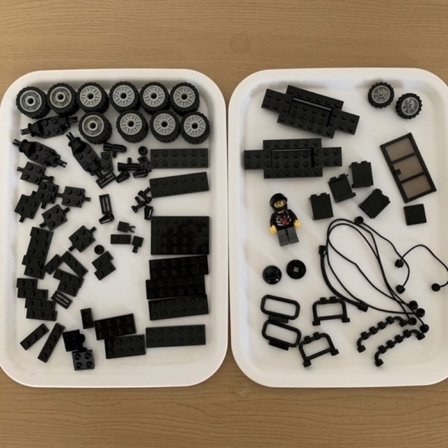 Lego(レゴ)のLEGO レゴ　黒 エンタメ/ホビーのおもちゃ/ぬいぐるみ(その他)の商品写真