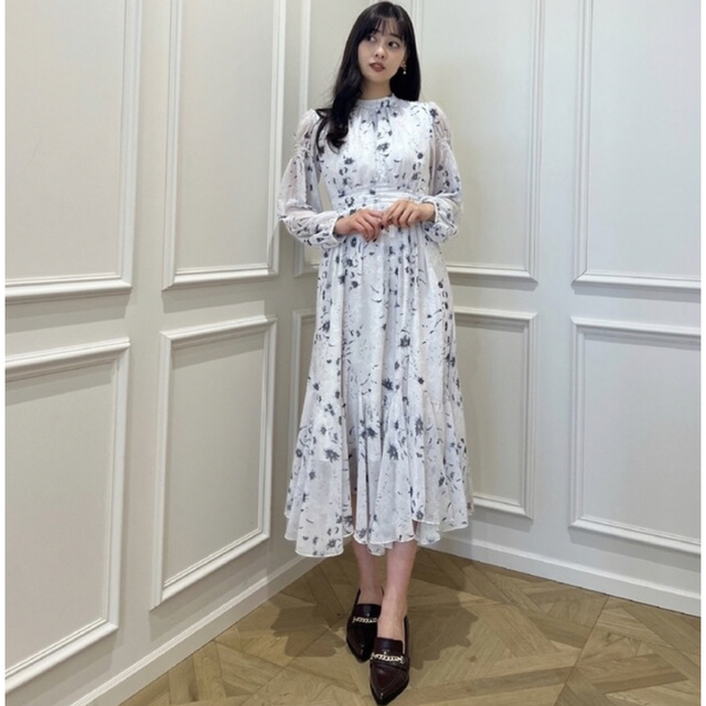 素材表地herlipto Spring Flower Field Dress M - ロングワンピース ...