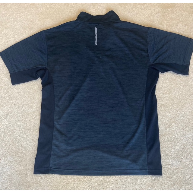 Kaepa(ケイパ)の新品！ゴルフシャツ　ハーフジップ　サイズLL グレー　ケイパゴルフ　吸水速乾 メンズのトップス(ポロシャツ)の商品写真