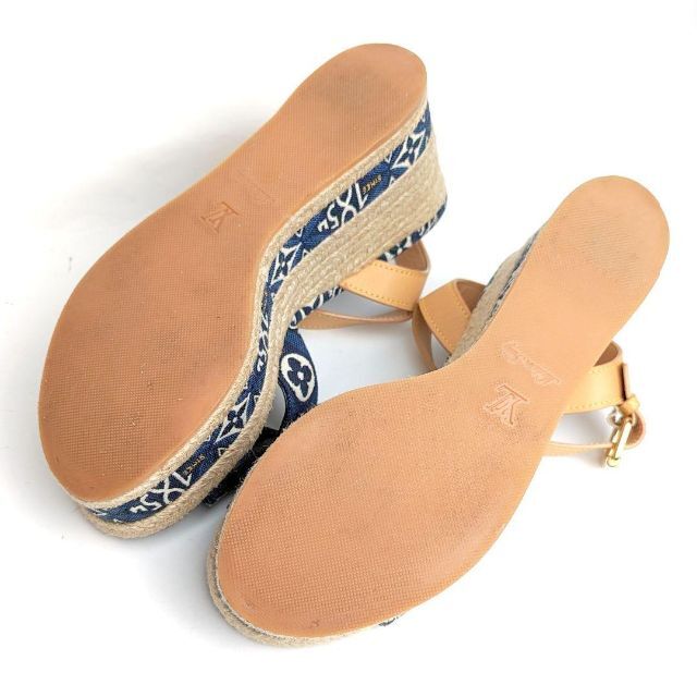 LOUIS VUITTON(ルイヴィトン)のピカピカ新品仕上⭐完売人気ルイヴィトン　バウンダリーライン　サンダル　37.5 レディースの靴/シューズ(サンダル)の商品写真