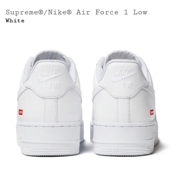 Supreme×NIKE☆Air Force 127cmエアフォースシュプリームnike