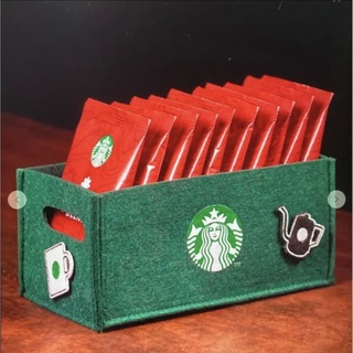 スターバックス(Starbucks)のスターバックス オリガミ クリスマス ブレンド 10袋入り フェルトボックス(コーヒー)