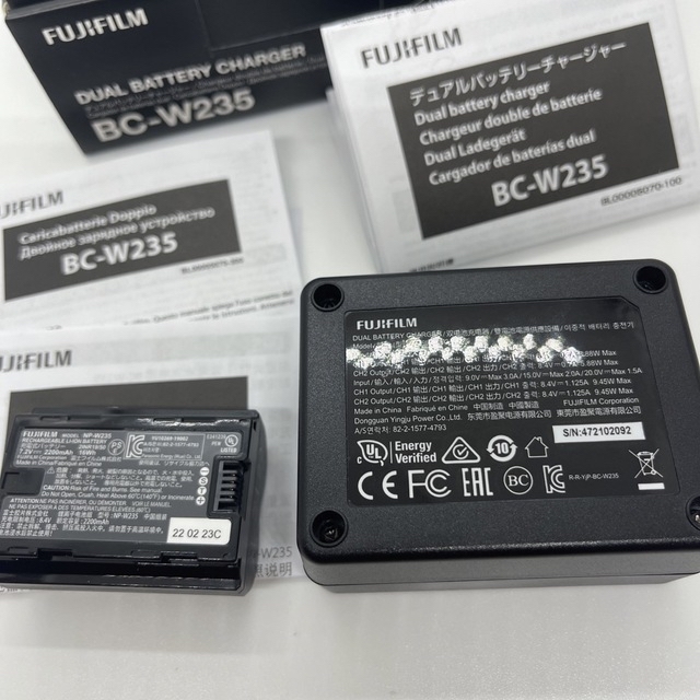 SALE安い FUJIFILM 富士フィルム デュアル バッテリーチャージャー BC