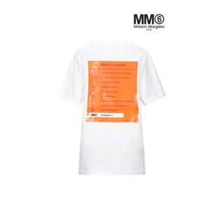 エムエムシックス(MM6)の【MM6メゾンマルジェラ】Ｔシャツ　ロゴＴシャツ　バックプリント　新品　タグ付(Tシャツ(半袖/袖なし))