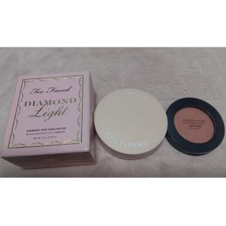 トゥフェイス(Too Faced)のTooFacedダイヤモンドライト.A'pieuプライマー.ベアミネラルチーク(フェイスカラー)