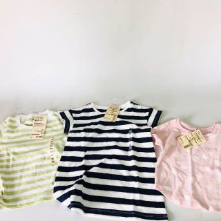 【未使用品】プリントTシャツ　無印良品　3枚セット 半袖　長袖　チュニック(Ｔシャツ)