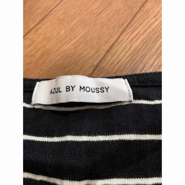 AZUL by moussy(アズールバイマウジー)のアズールバイマウジー　ボーダー　ロンT レディースのトップス(Tシャツ(長袖/七分))の商品写真