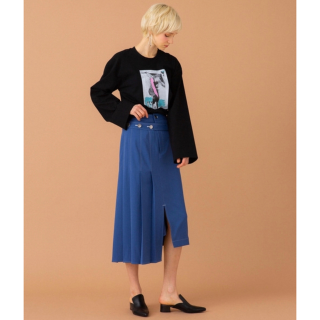 UNITED TOKYO(ユナイテッドトウキョウ)のレイヤードウエストスカート レディースのスカート(ロングスカート)の商品写真