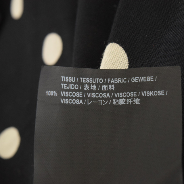 SAINT LAURENT PARIS サンローランパリ 16SS Polka Dot Rayon S/S