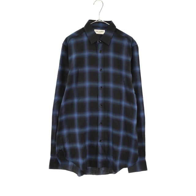 SAINT LAURENT PARIS サンローランパリ 17SS オンブレチェック総柄