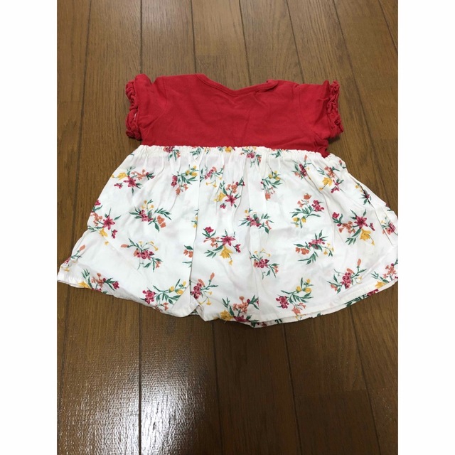 futafuta(フタフタ)のフタフタ　花柄　トップス　セット キッズ/ベビー/マタニティのベビー服(~85cm)(Ｔシャツ)の商品写真