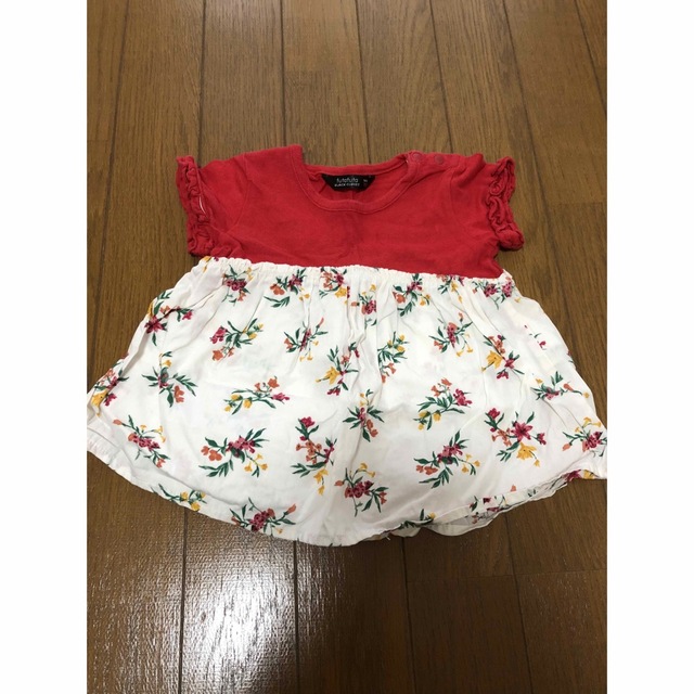 futafuta(フタフタ)のフタフタ　花柄　トップス　セット キッズ/ベビー/マタニティのベビー服(~85cm)(Ｔシャツ)の商品写真