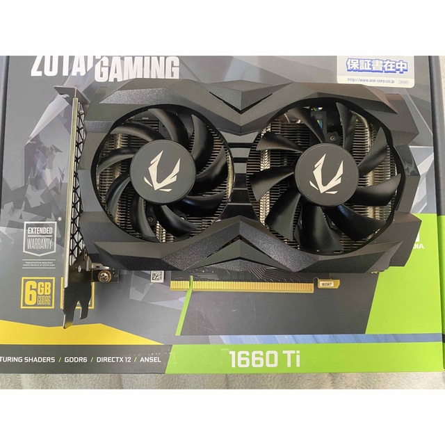 グラフィックボード ZOTAC GAMING GTX 1660 Ti ②