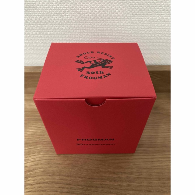 エクルベージュ 新品 GW-8230NT-4JR FROGMAN 30周年記念 赤