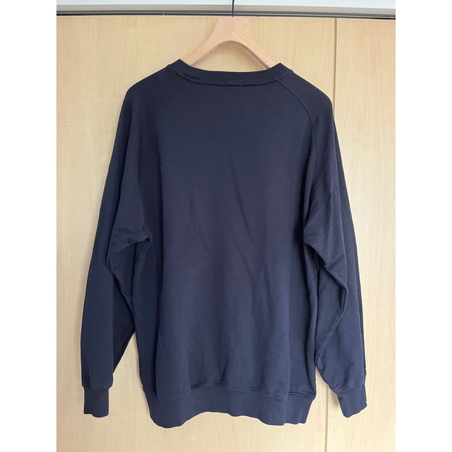 【未使用品】COMOLI 22/AW コットンシルク長袖クルー NAVYサイズ3