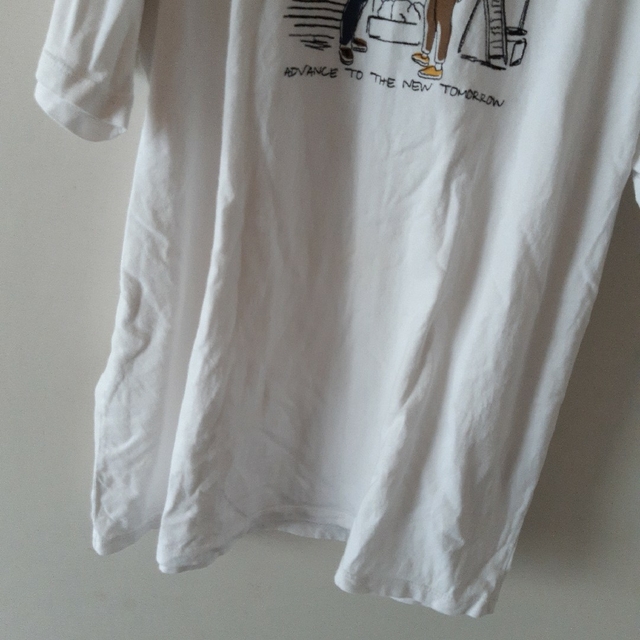 NAVY(ネイビー)のnavy　半袖Tシャツ　白　L　半袖シャツ メンズのトップス(Tシャツ/カットソー(半袖/袖なし))の商品写真