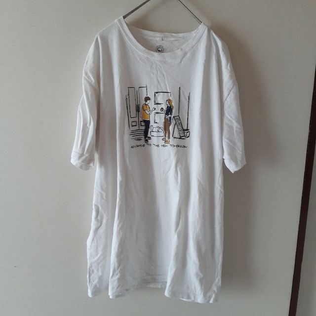 NAVY(ネイビー)のnavy　半袖Tシャツ　白　L　半袖シャツ メンズのトップス(Tシャツ/カットソー(半袖/袖なし))の商品写真