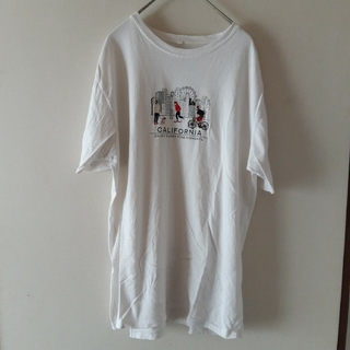 ネイビー(NAVY)のnavy　半袖Tシャツ　白　L　半袖シャツ(Tシャツ/カットソー(半袖/袖なし))