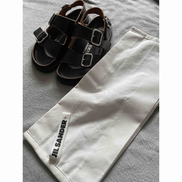 Jil Sander(ジルサンダー)のJIL SANDER  BIRKENSTOCK MIRANO BLACK 37 レディースの靴/シューズ(サンダル)の商品写真