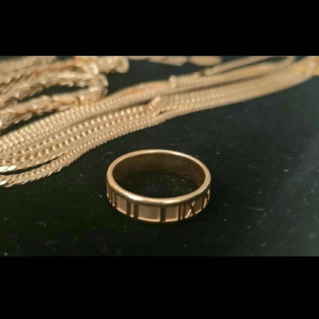 18K アトラスリング　舐達麻　hiphop badhop　金　ゴールド　指輪 メンズのアクセサリー(リング(指輪))の商品写真