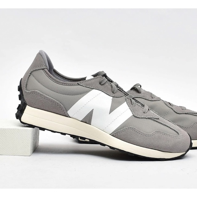 New Balance ニューバランス GS327 グレー レディース