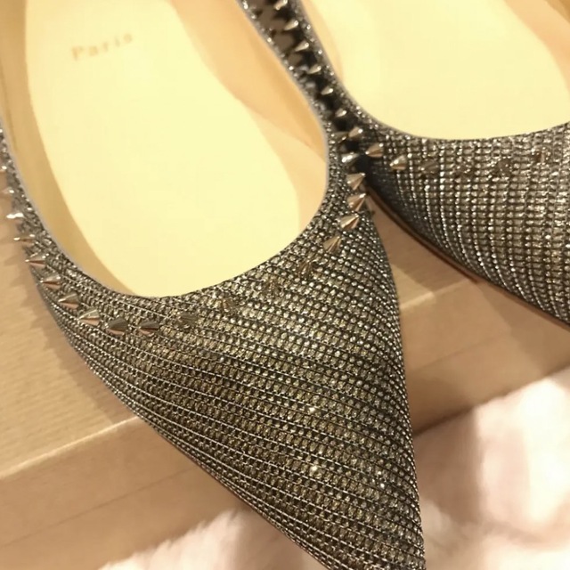 Christian Louboutin(クリスチャンルブタン)のルブタン♡フラットパンプス♡ キッズ/ベビー/マタニティのベビー靴/シューズ(~14cm)(フラットシューズ)の商品写真