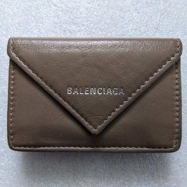 折り財布バレンシアガ BALENCIAGAペーパー ミニ ウオレット ミニ財布