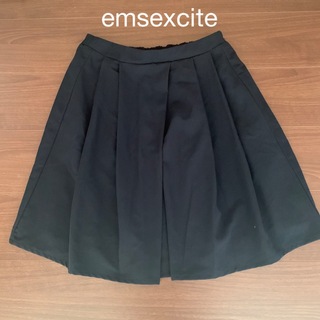 エムズエキサイト(EMSEXCITE)のエムズエキサイト　ネイビー　スカート(ひざ丈スカート)