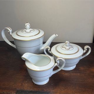 ノリタケ(Noritake)のオールドノリタケ　7050 ティーポット　シュガーポット　クリーマー　セット(食器)