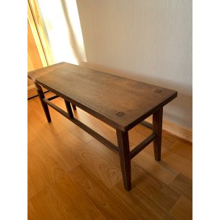 【美品】ウイスキーオーク ベンチ