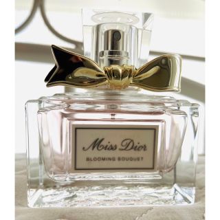 クリスチャンディオール(Christian Dior)の美品♡ミスディオール　ブルーミングブーケ　オードゥトワレ　30ml(香水(女性用))