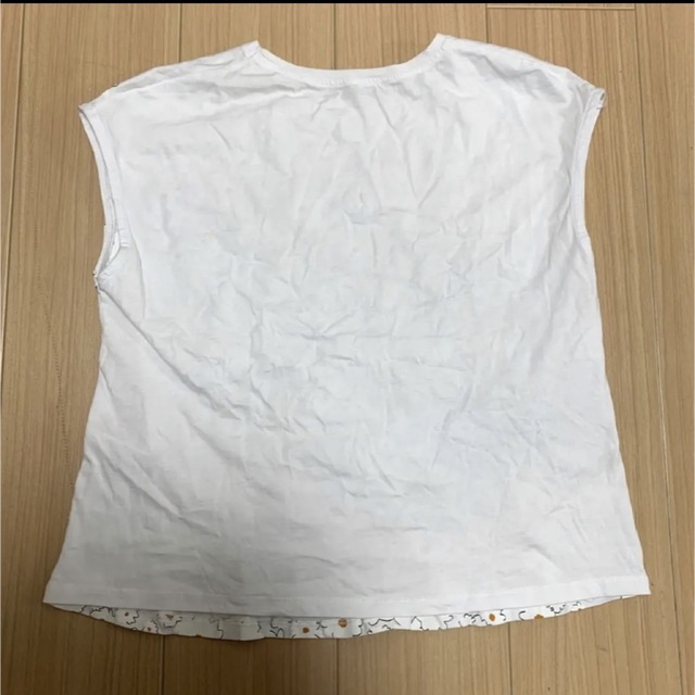 トップスTシャツ　フレンチスリーブ　半袖？　ホワイト　花柄プリント　花柄　ZARA ザラ