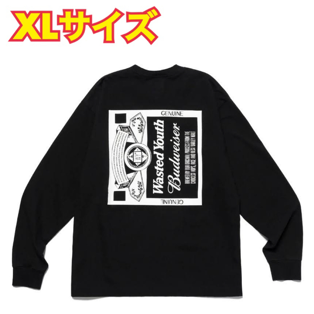 トップス即日発送可 Wasted Youth × Budweiser L/S TEE