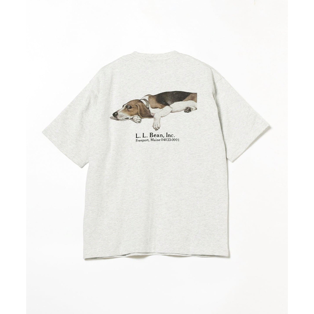 L.L.Bean×BEAMS Bean's GreenLabel Print-T