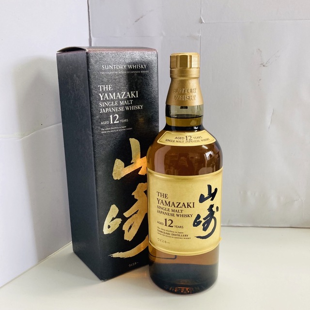 酒サントリー シングルモルト ウイスキー 山崎 12年 700ml 箱付き