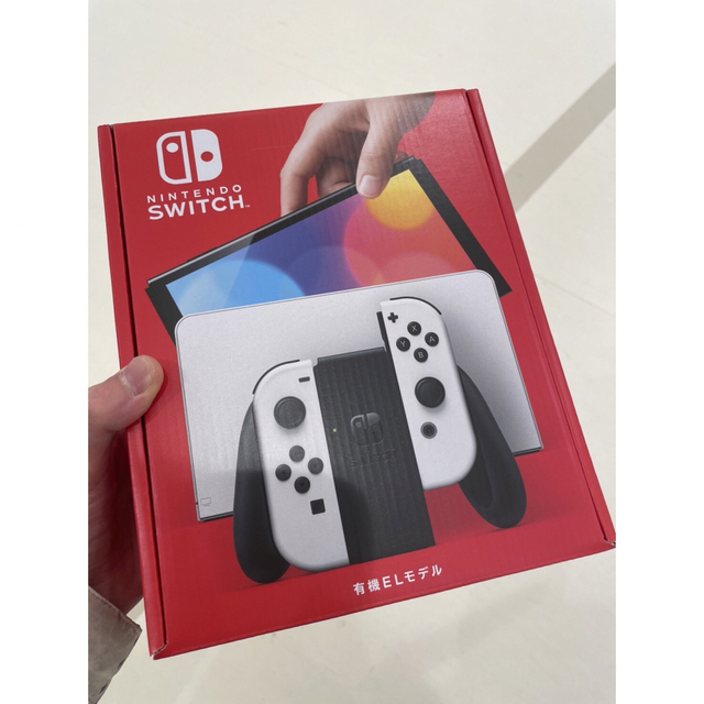 Nintendo Switch(ニンテンドースイッチ)の任天堂  Nintendo Switch 有機EL ホワイト エンタメ/ホビーのゲームソフト/ゲーム機本体(家庭用ゲーム機本体)の商品写真