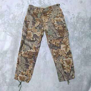 80s アメリカ軍 ハンティングパンツ リアルツリーカモ コットンポリ 軍パン