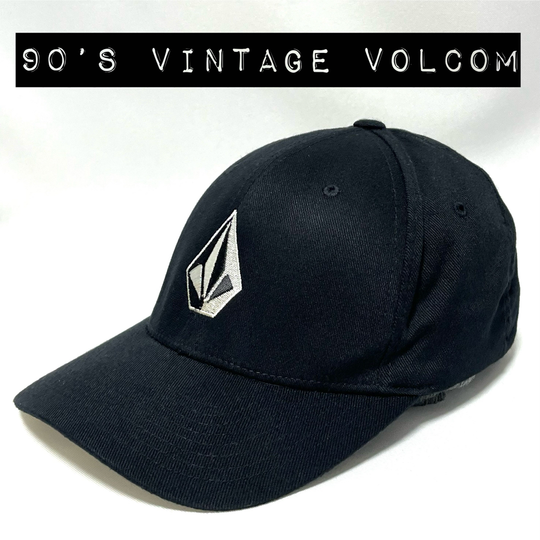 volcom - 【超美品】VOLCOMボルコム 90'sヴィンテージ FLEXFIT刺繍ロゴ