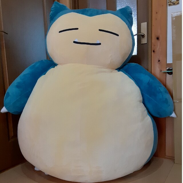 絶対に起きられない カビゴン ポケモン ぬいぐるみ クッション