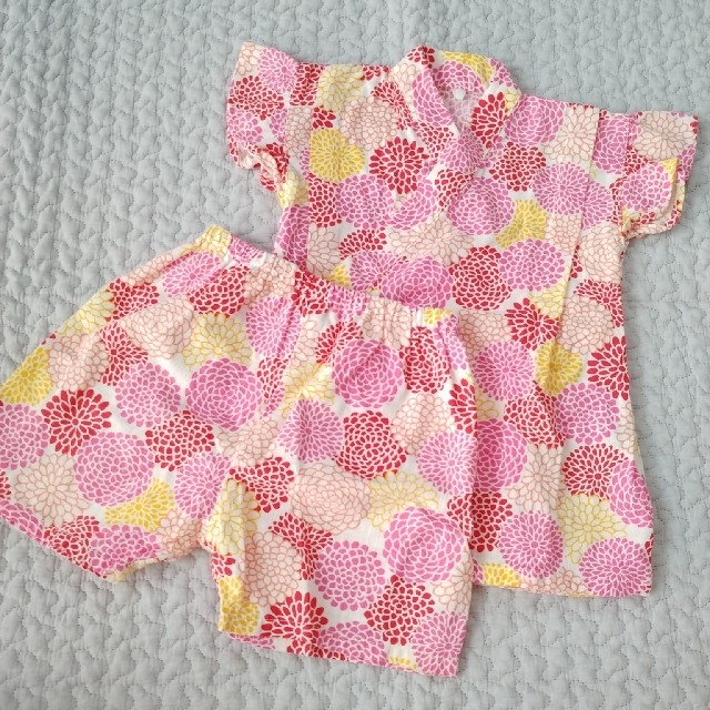 SKAPE  甚平　100 キッズ/ベビー/マタニティのキッズ服女の子用(90cm~)(甚平/浴衣)の商品写真