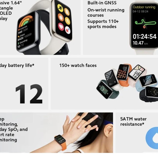Xiaomi smart band 7 pro 日本語対応 グローバル版 美しい www.gold