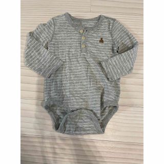 ベビーギャップ(babyGAP)のボーダーロンパース(ロンパース)