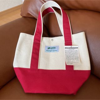 ロゴス(LOGOS)の【新品】LOGOS 赤のコラボトートバッグ　キャンバストートバッグコメダ　レッド(トートバッグ)