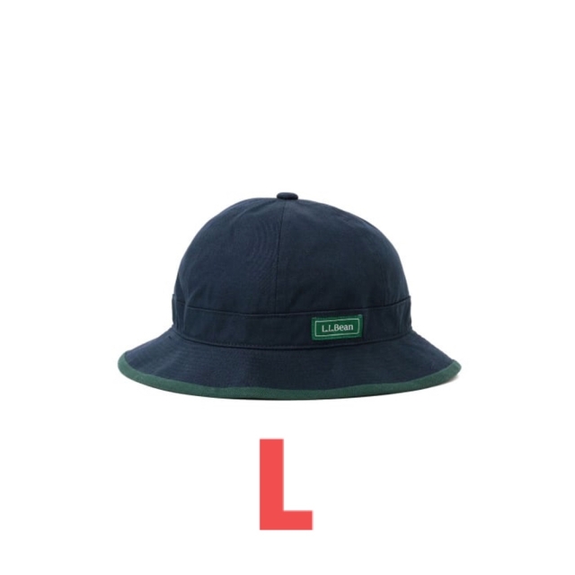 L.L.Bean × BEAMS / 別注 Bean's Boat Hat LNavyGreenサイズ