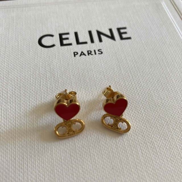 celine(セリーヌ)のジュディ様　セリーヌ ハートトリオンフ ピアス レディースのアクセサリー(ピアス)の商品写真