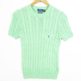 ポロラルフローレン(POLO RALPH LAUREN)のPOLO RALPH LAUREN ケーブルニット 半袖 サマーニット SP (ニット/セーター)