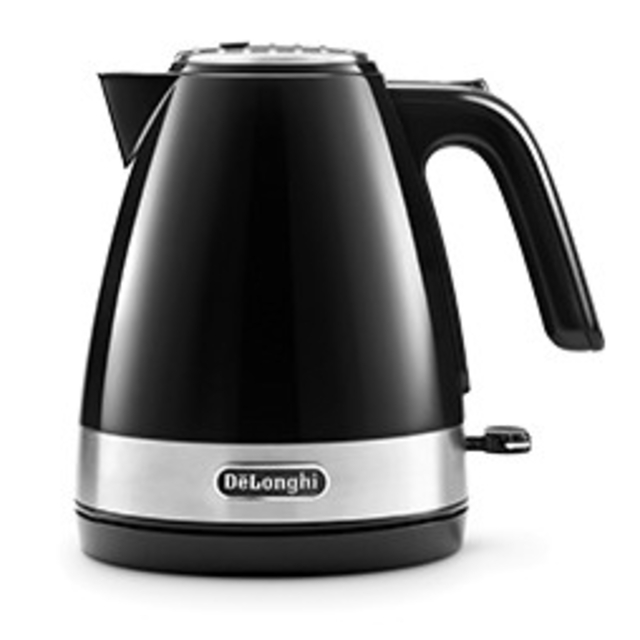 DeLonghi(デロンギ)の【ゆこ様専用】DeLonghi KBLA1200J-BK デロンギ 電気ケトル スマホ/家電/カメラの生活家電(電気ケトル)の商品写真