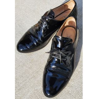 PRADA プラダ　エナメル　ローファー　マスタードSIZE→38